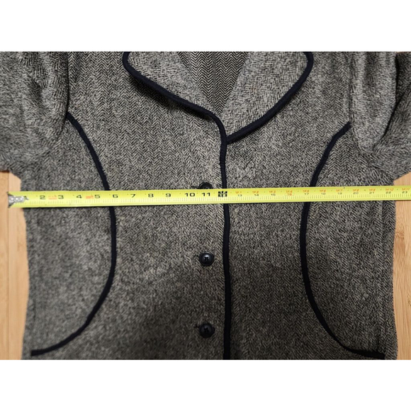 Vintage Woolrich Coat Gray Fleece Belted Coat Made In USA Women's Medium Outdoor - Picture 6 of 10